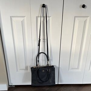 Coach Black Top Handle Bag